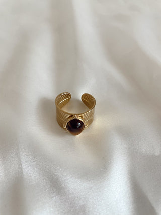 Adjustable Gold Stone Ring -  - MOD&SOUL - Contemporary Women's Clothing - MOD&SOUL