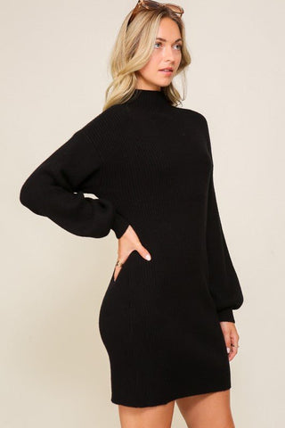 Black Sweater Dress - MOD&SOUL - Contemporary Women's Clothing