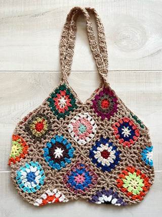Floral Crochet Bag - bag - MOD&SOUL - Contemporary Women's Clothing - MOD&SOUL