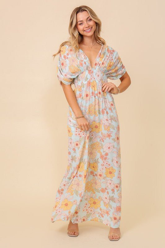 Floral Maxi Sundress - Dress - TIMING - MOD&SOUL