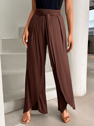 High Waisted Split Leg Pants - MOD&SOUL - Contemporary Women's Clothing