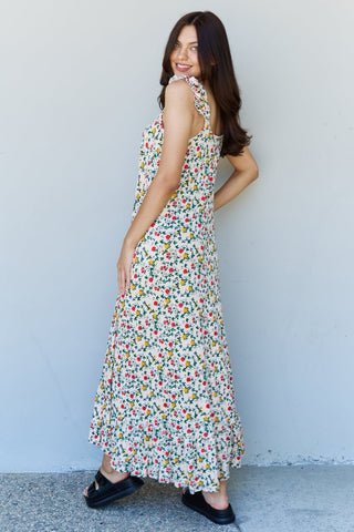 In The Garden Ruffle Floral Maxi Dress - Dresses - Trendsi - MOD&SOUL