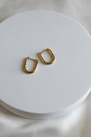 Oval Hoop Earrings - Earrings - ciao lover - MOD&SOUL