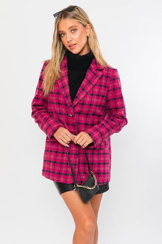 Pink Blazer Coat -  - LE LIS - MOD&SOUL