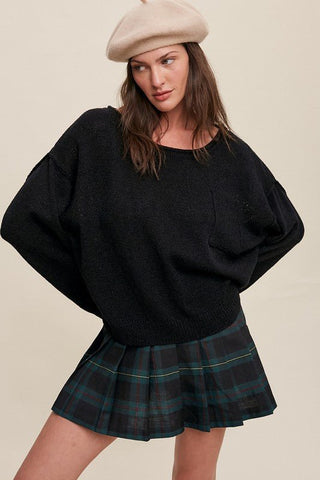 Pullover Knit Sweater - MOD&SOUL - Contemporary Women's Clothing