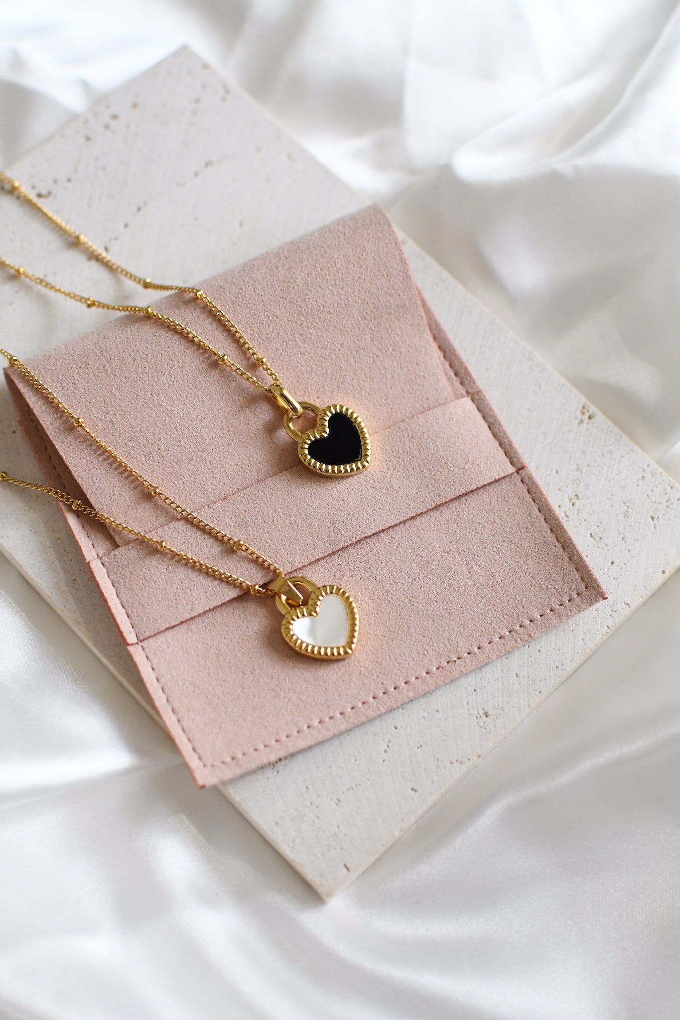 Reversible Heart Pendant Necklace - Necklaces - ciao lover - MOD&SOUL