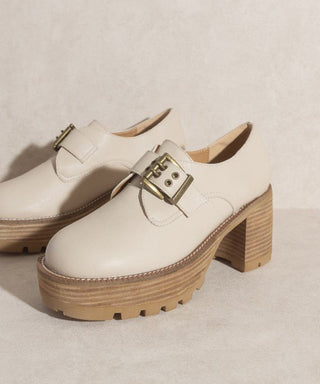 Sarah Buckled Platform Loafers - Shoes - KKE Originals - MOD&SOUL