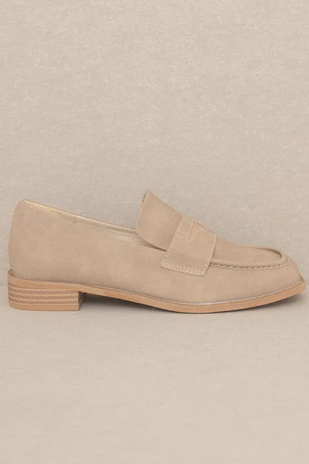 Square Toe Penny Loafers - FINAL SALE - MOD&SOUL - Contemporary Women's Clothing